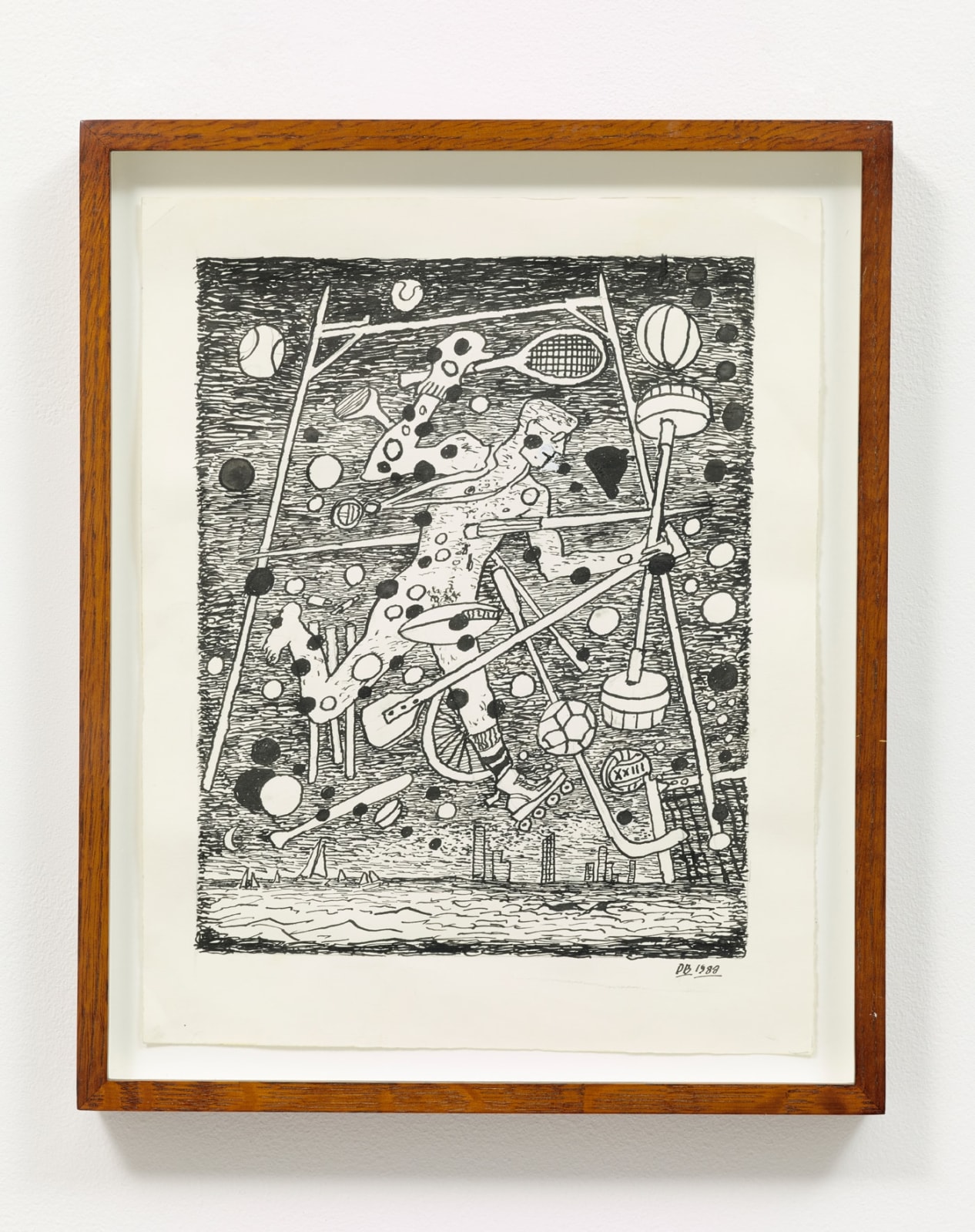 Derek Boshier, Self Portrait as a Sportsman, 1988