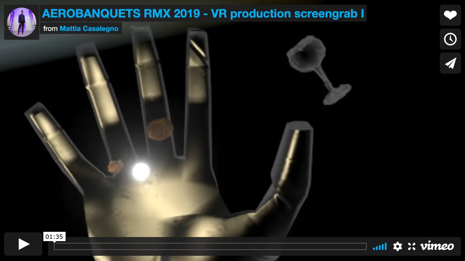 Mattia Casalegno, Astronomical Dinner, 2019