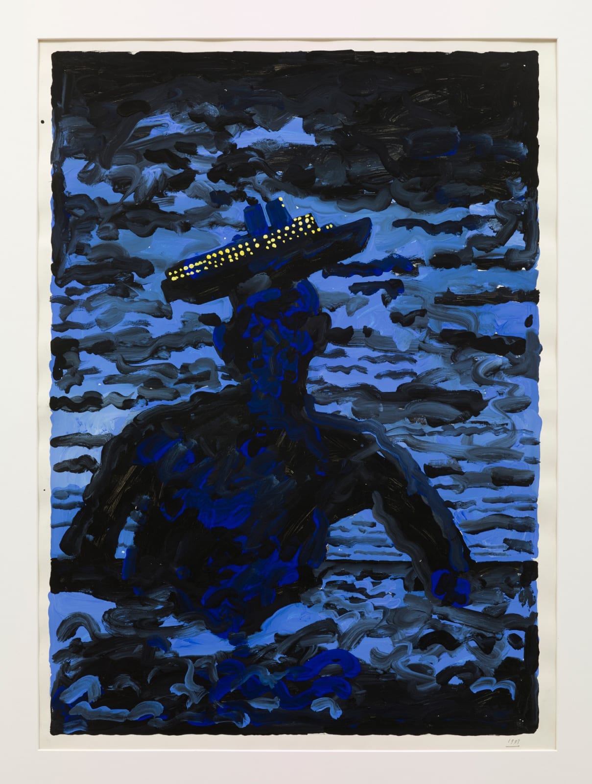 Derek Boshier, Sea Visitor (Boat), 1987