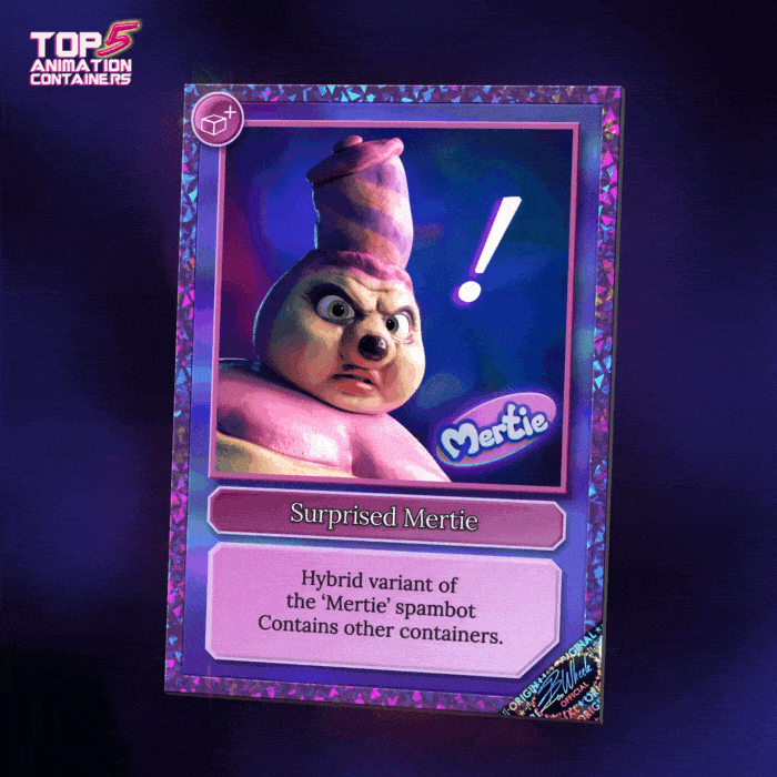 Ben Wheele, Surprised Mertie (Top 5 Animation Containers series), 2021