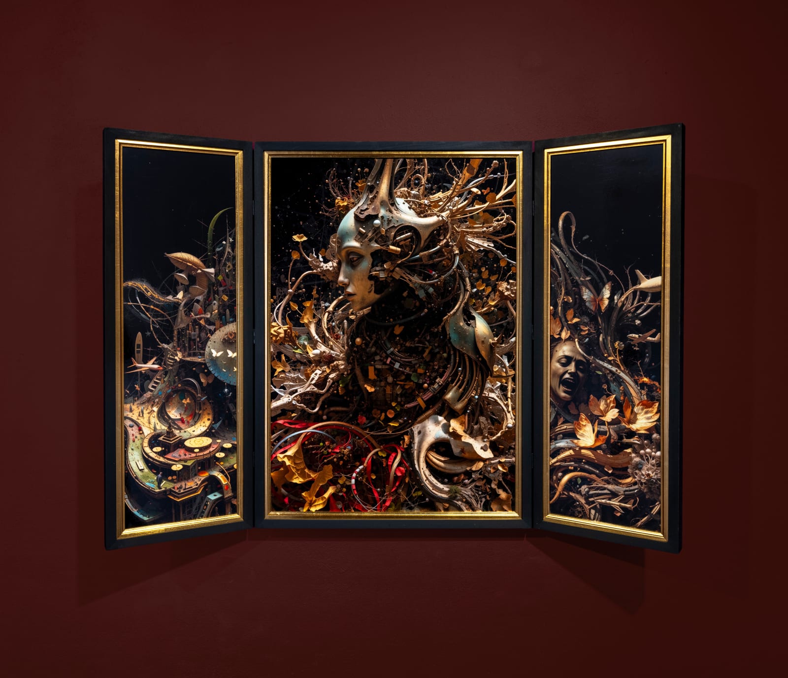 Brendan Dawes, Altarpiece: Ascension, 2025