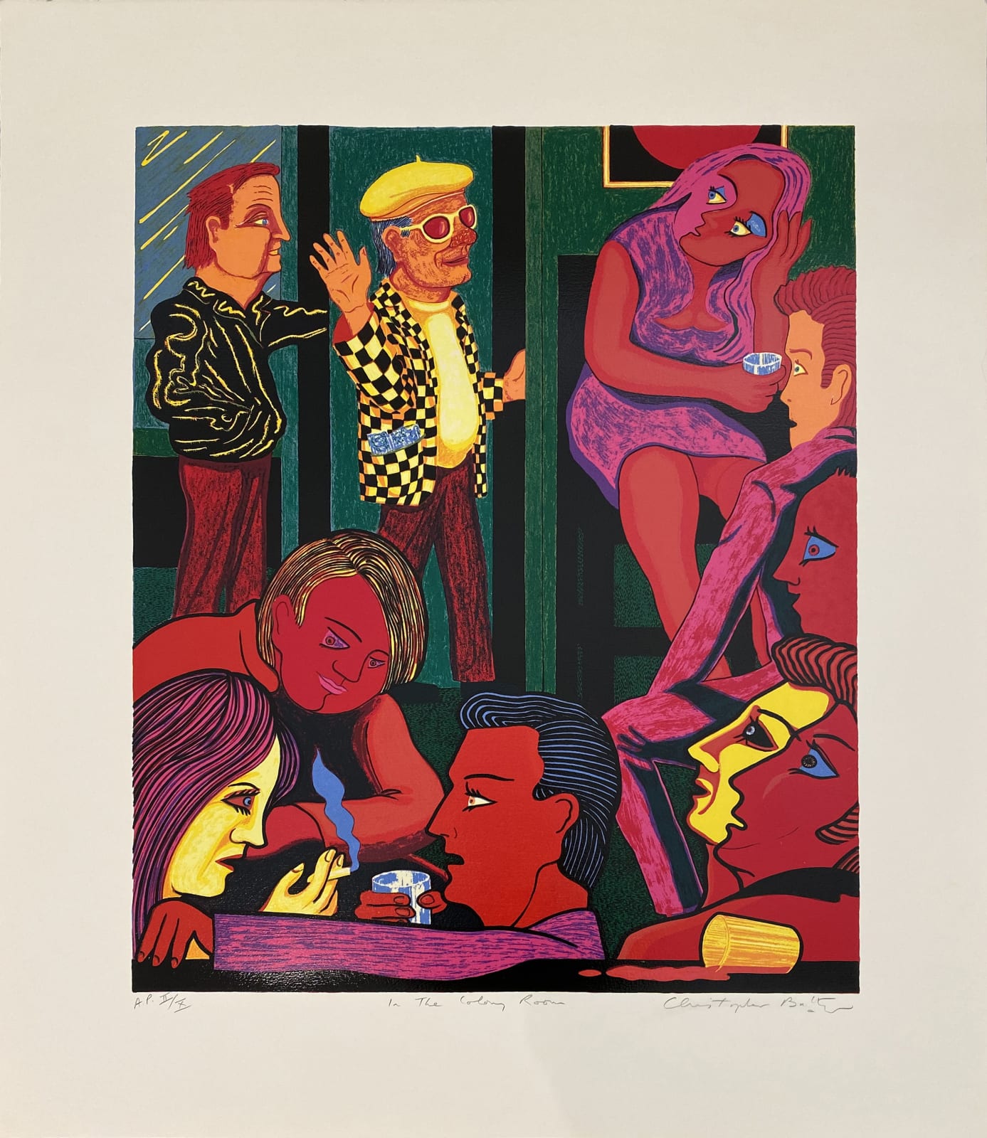 Christopher Battye, In the colony Room Club