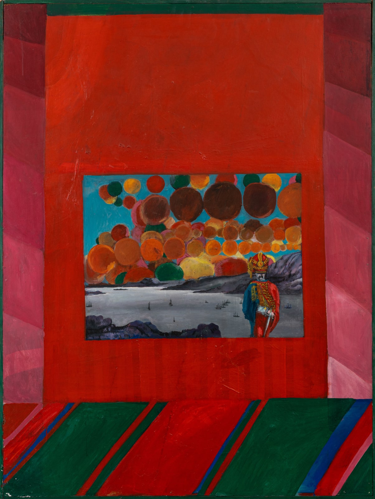 Pauline Boty, Red Manoeuvre, 1962