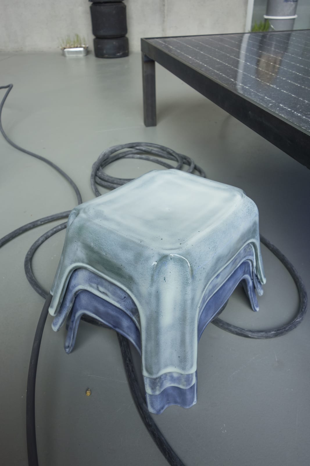 Lisa Egio and Elliot Kervyn, I Fired Plastic (Legend Stools), 2020