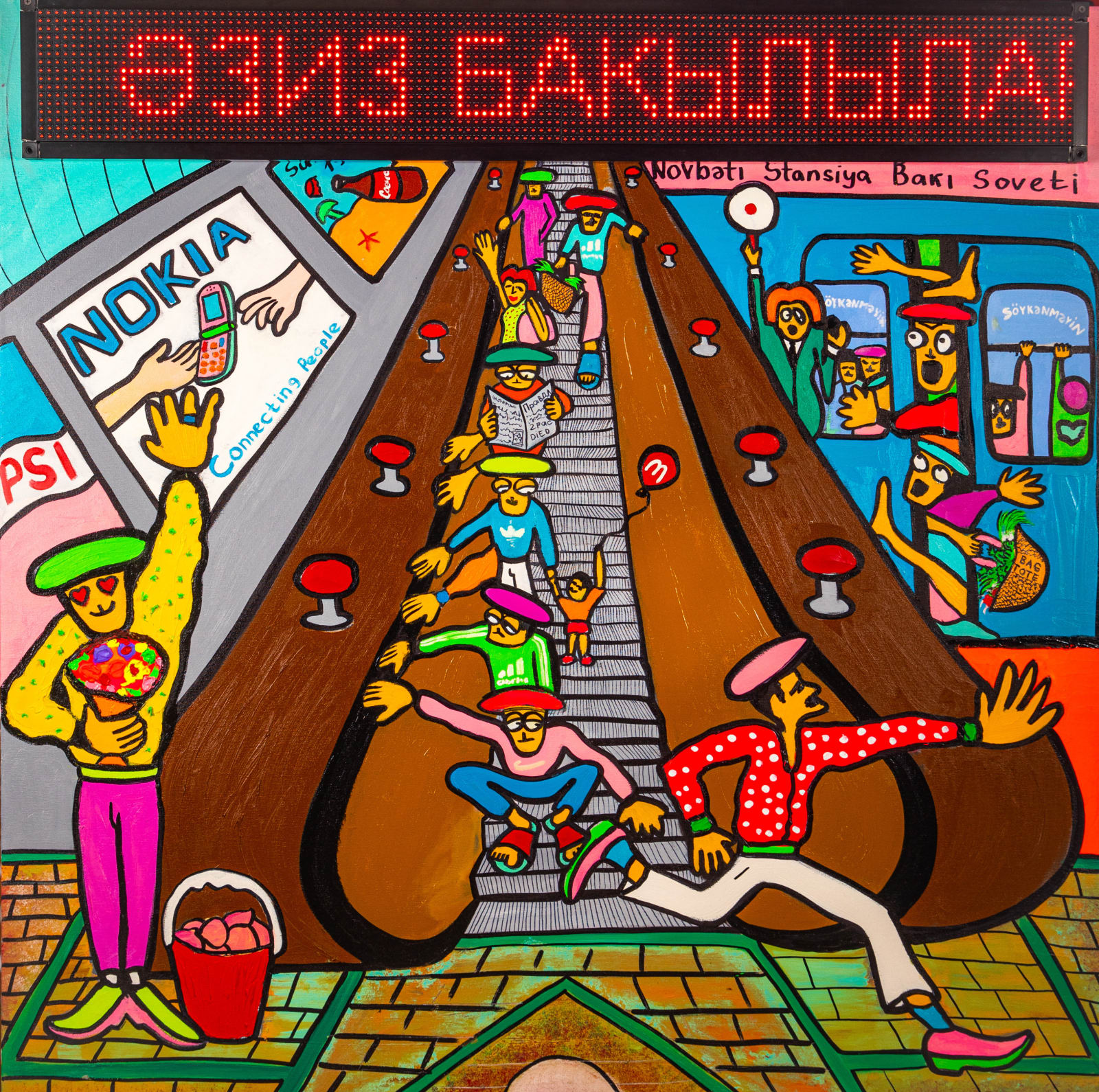Parviz Abasov, Baku Soviet Metro Station, 2023