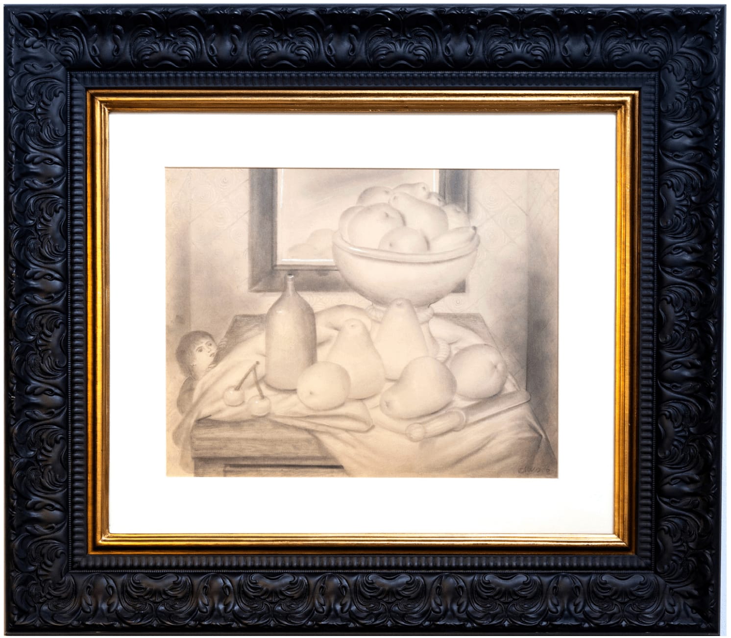 Fernando Botero, Naturaleza muerta con Pedrito, 1976