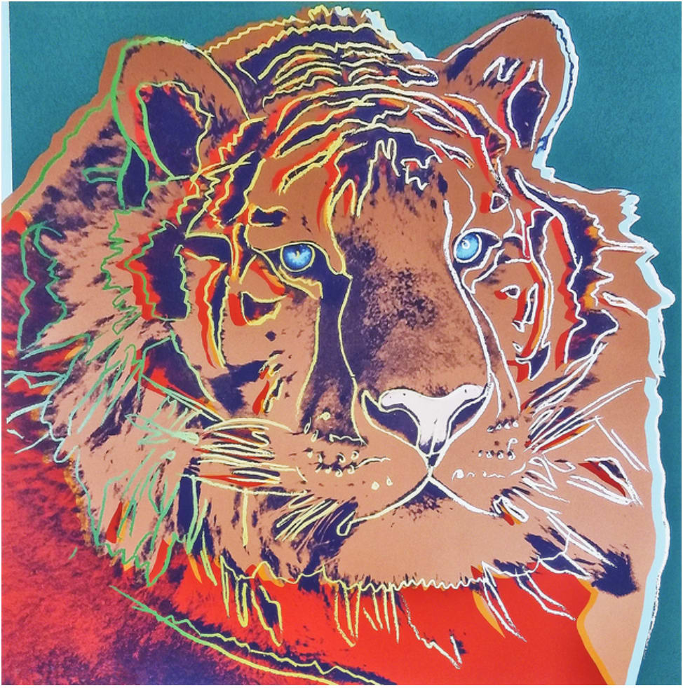 Andy Warhol, Endangered Species 11.297 Siberian Tiger , 1983