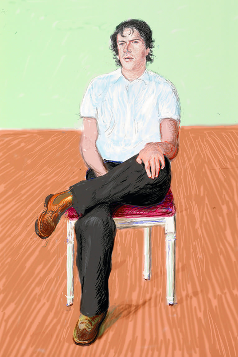 David Hockney, Jonathan Wilkinson, 2008