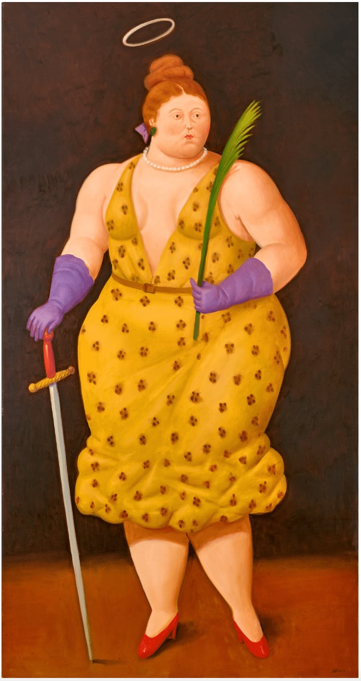 Fernando Botero, Saint Ursula, 2014