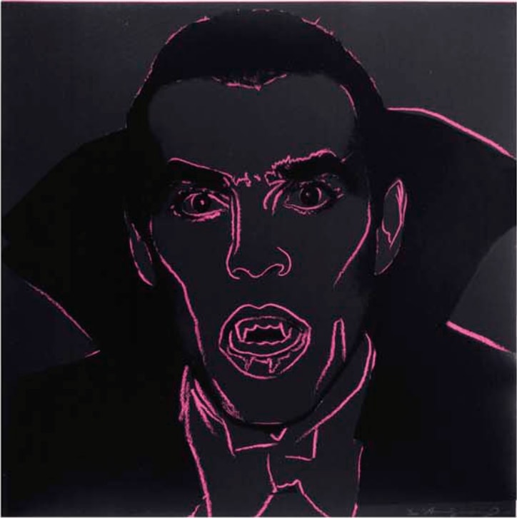 Andy Warhol, MYTHS 11.264: Dracula, 1981
