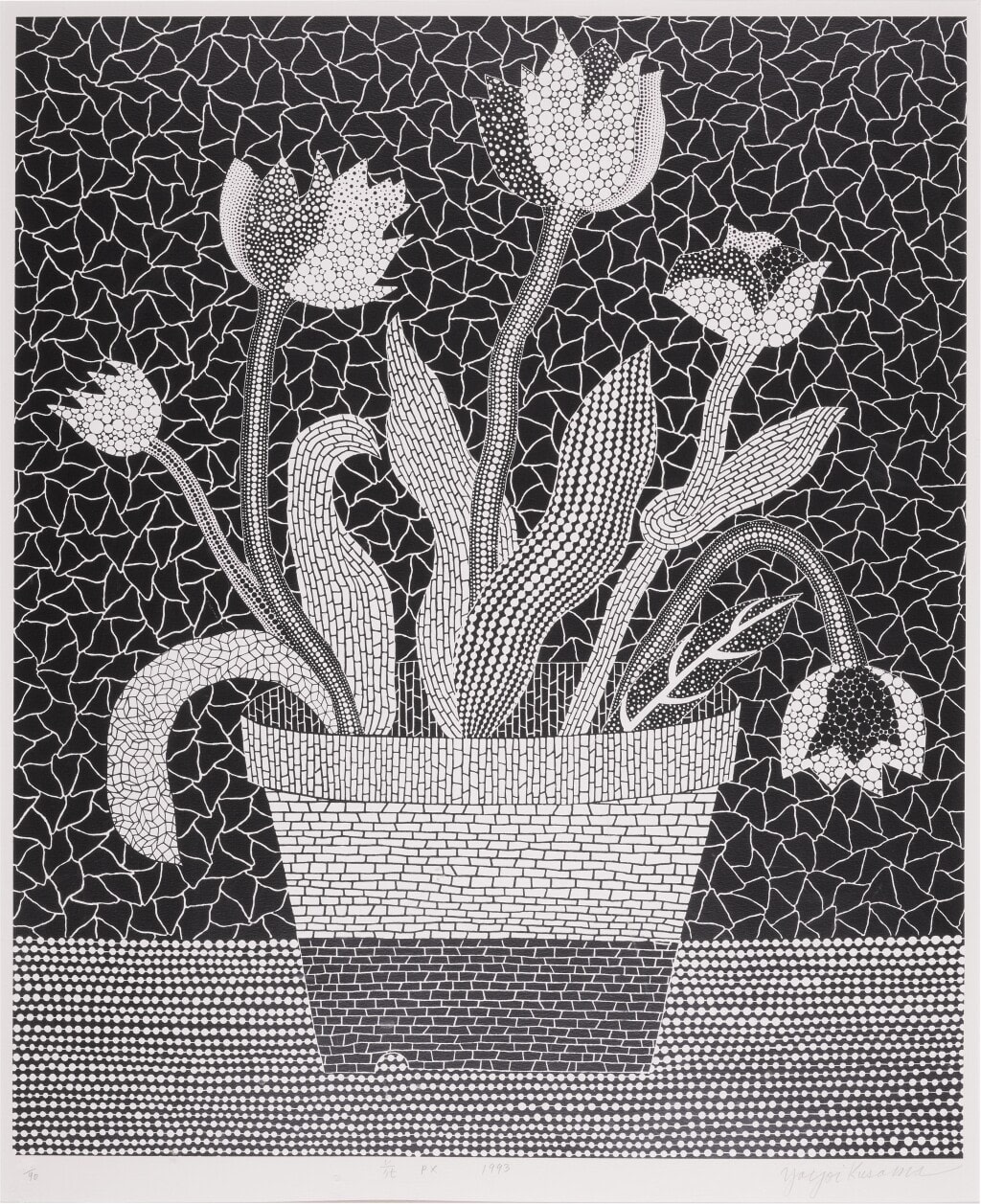 Yayoi Kusama, Flowers (PX), 1993