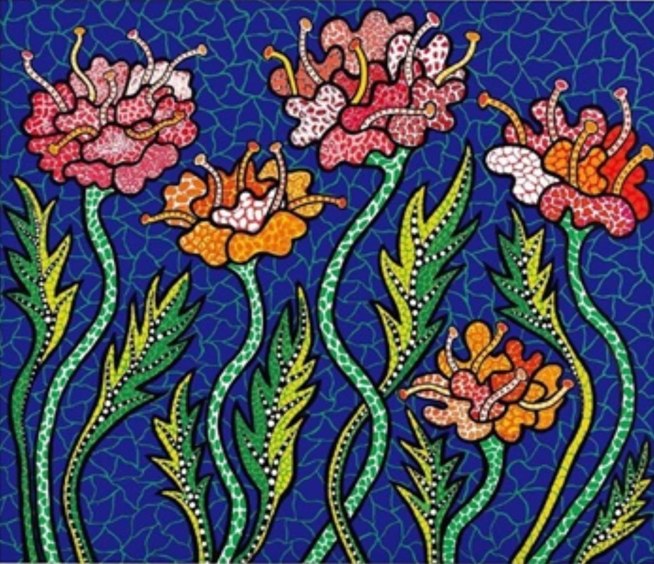 Yayoi Kusama, Summer Flowers, 1990