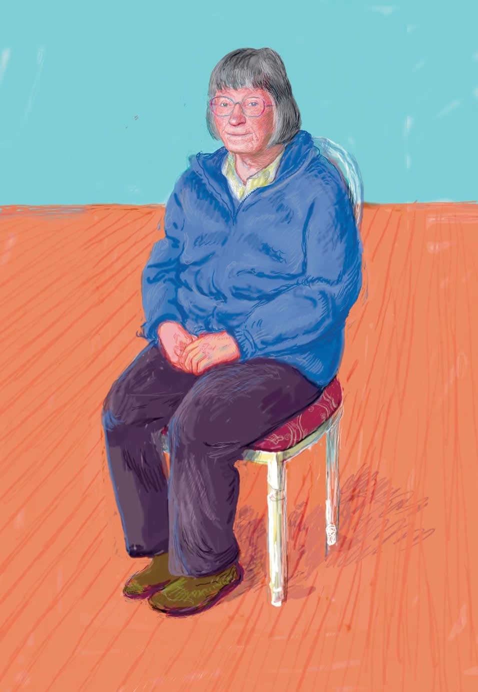 David Hockney, Margaret Hockney, 2008