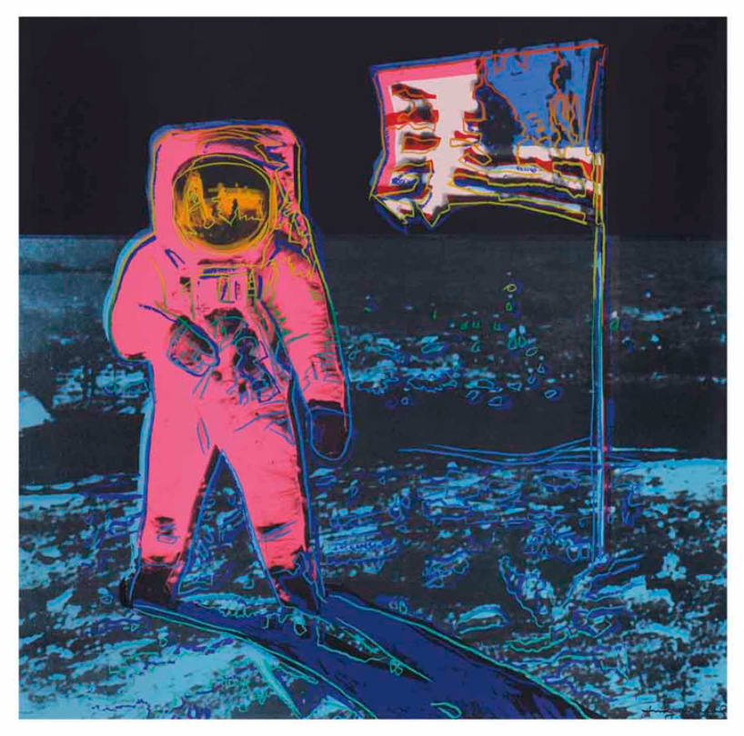 Andy Warhol, MOONWALK 11.405 (Pink), 1987
