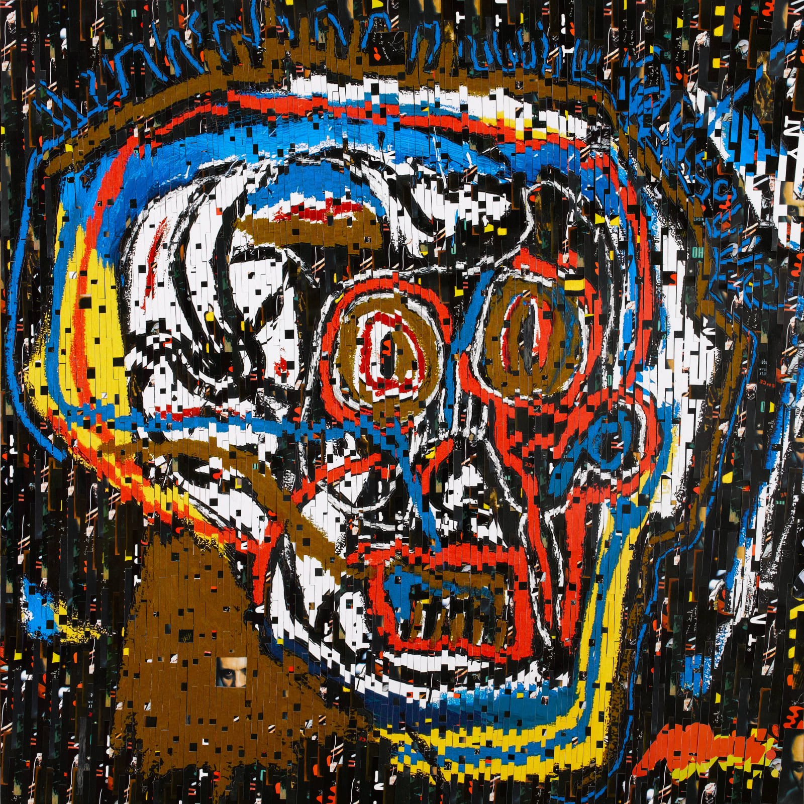 David Mach, Basquiat No. 2, 2013