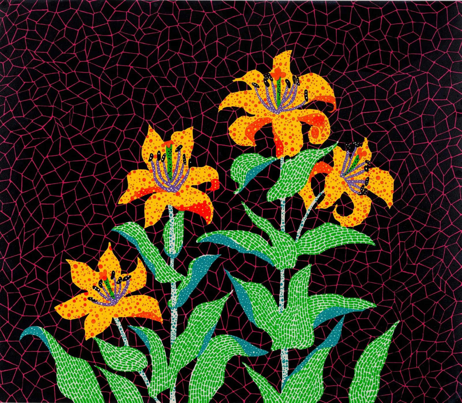 Yayoi Kusama, Flowers, 1985