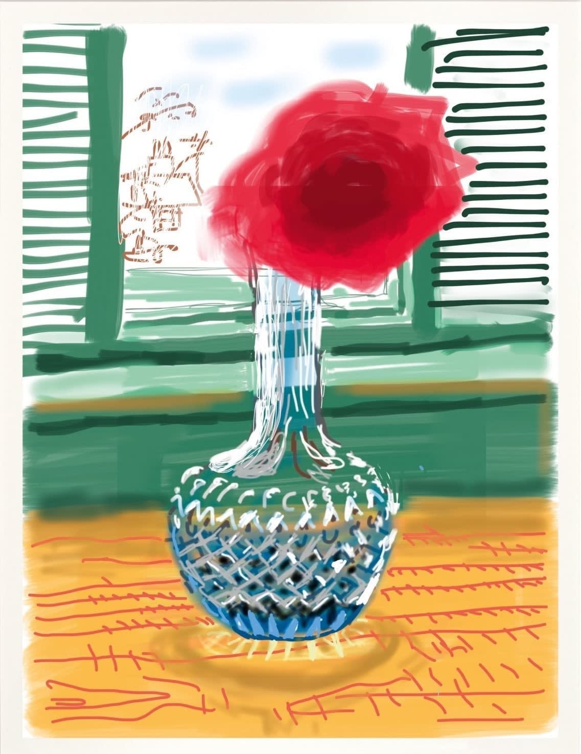 David Hockney, My Window. Art Edition (No. 251–500) ‘No. 281’,, 2019