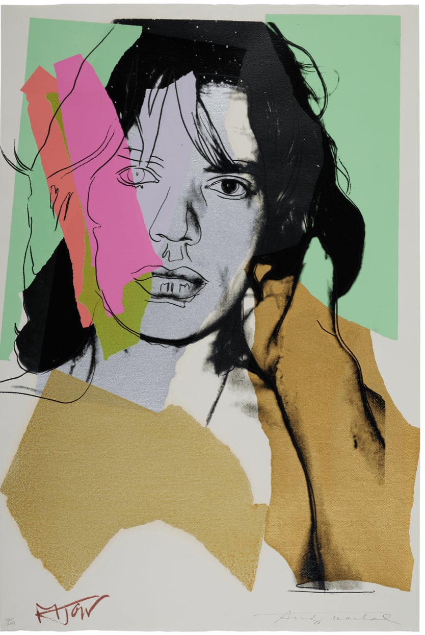 Andy Warhol, Mick Jagger (Feldman & Schellmann II.140), 1975