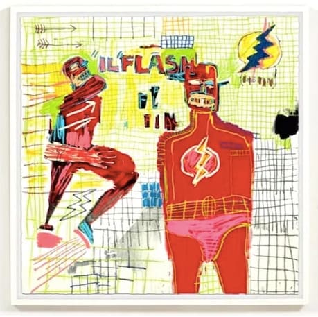 Jean Michel Basquiat, Flash In Naples, 2022
