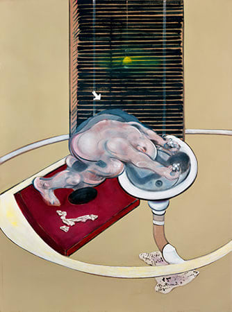 Francis Bacon, L’Homme au Lavabo (Figure at a washbasin), 1978