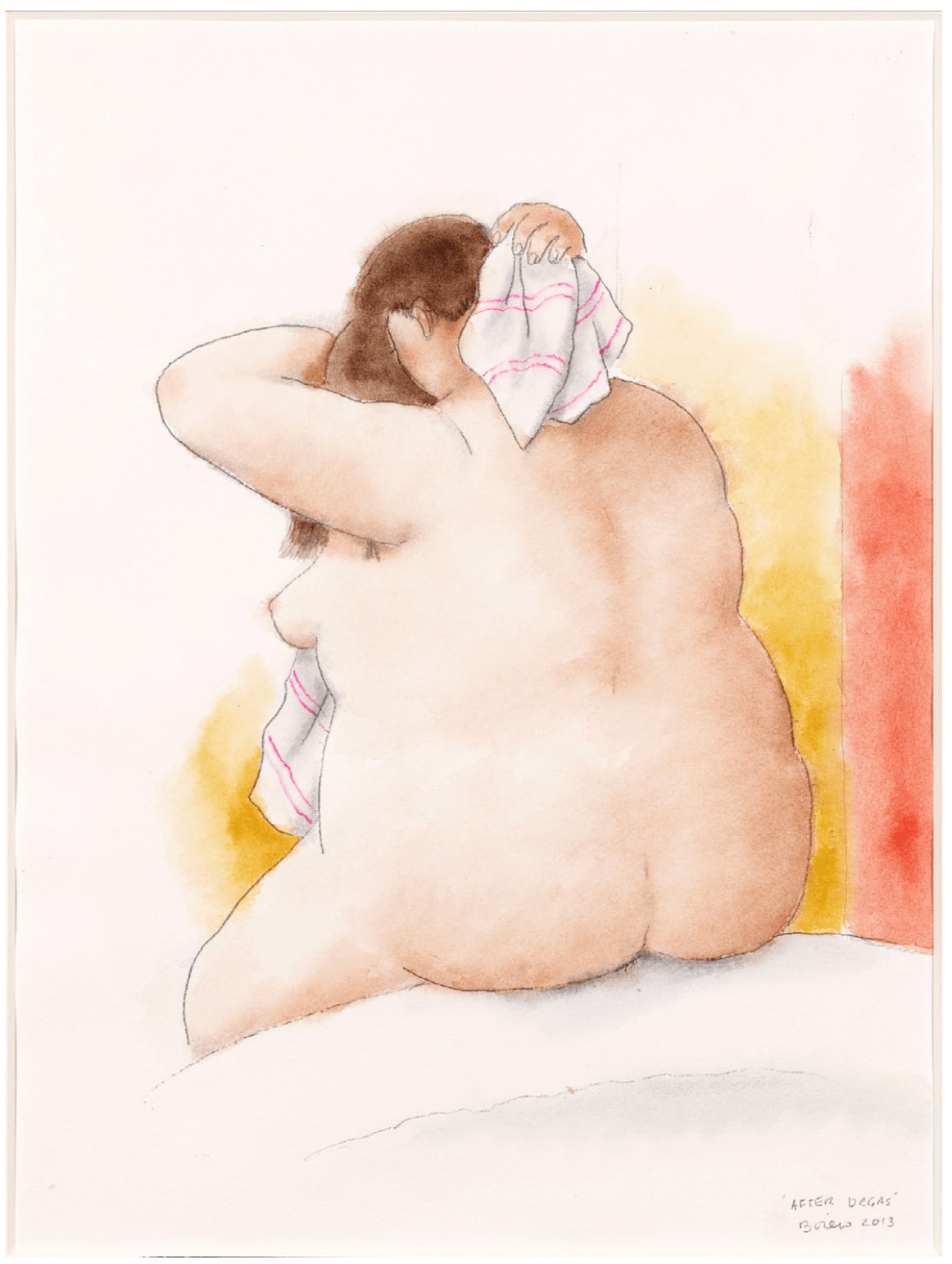 Fernando Botero, After Degas, 2013