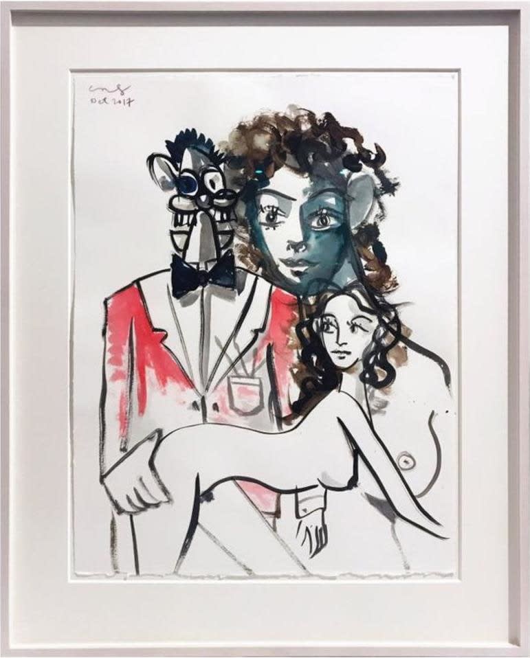 George Condo, 'Not Titled Yet (18)', 2017