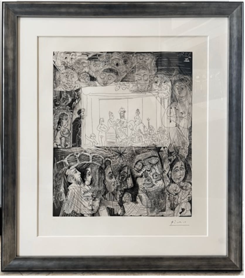 Pablo Picasso, Ecce Homo, after Rembrandt, from Series 156, 1970