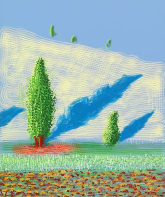 David Hockney, Yosemite 10, 2010