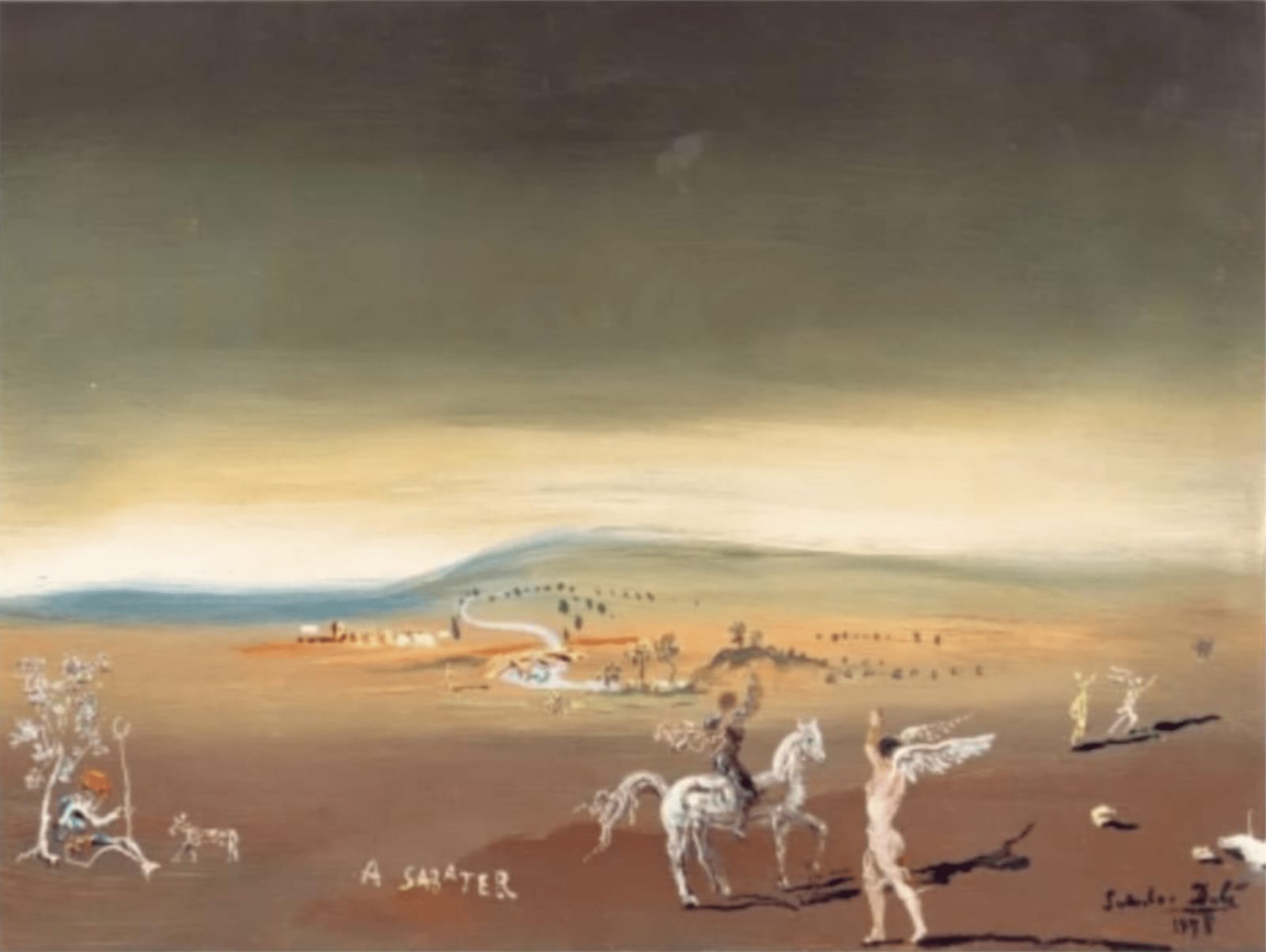 Salvador Dali, Paysage Ampurdanese, 1978