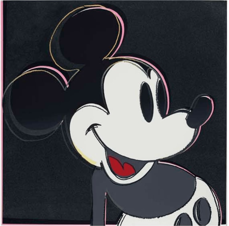 Andy Warhol, MYTHS 11.265: Mickey Mouse , 1981