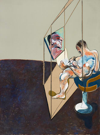 Francis Bacon, Three Studies of Male Back (One Work - Right hand panel of the triptych), 1987
