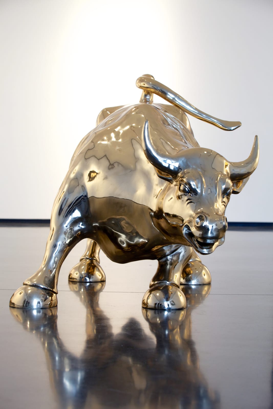 Arturo Di Modica, 6ft Polished Bronze Charging Bull, 1987-89