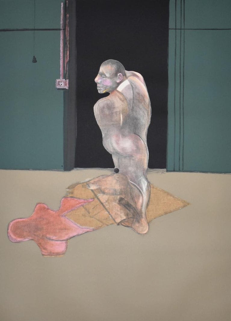 Francis Bacon, Etude pour un portrait de John Edwards (Study for a portrait of John Edwards), 1986
