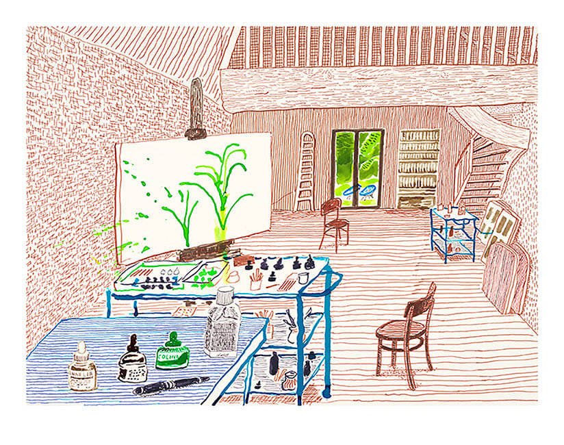 David Hockney, In The Studio, 2019