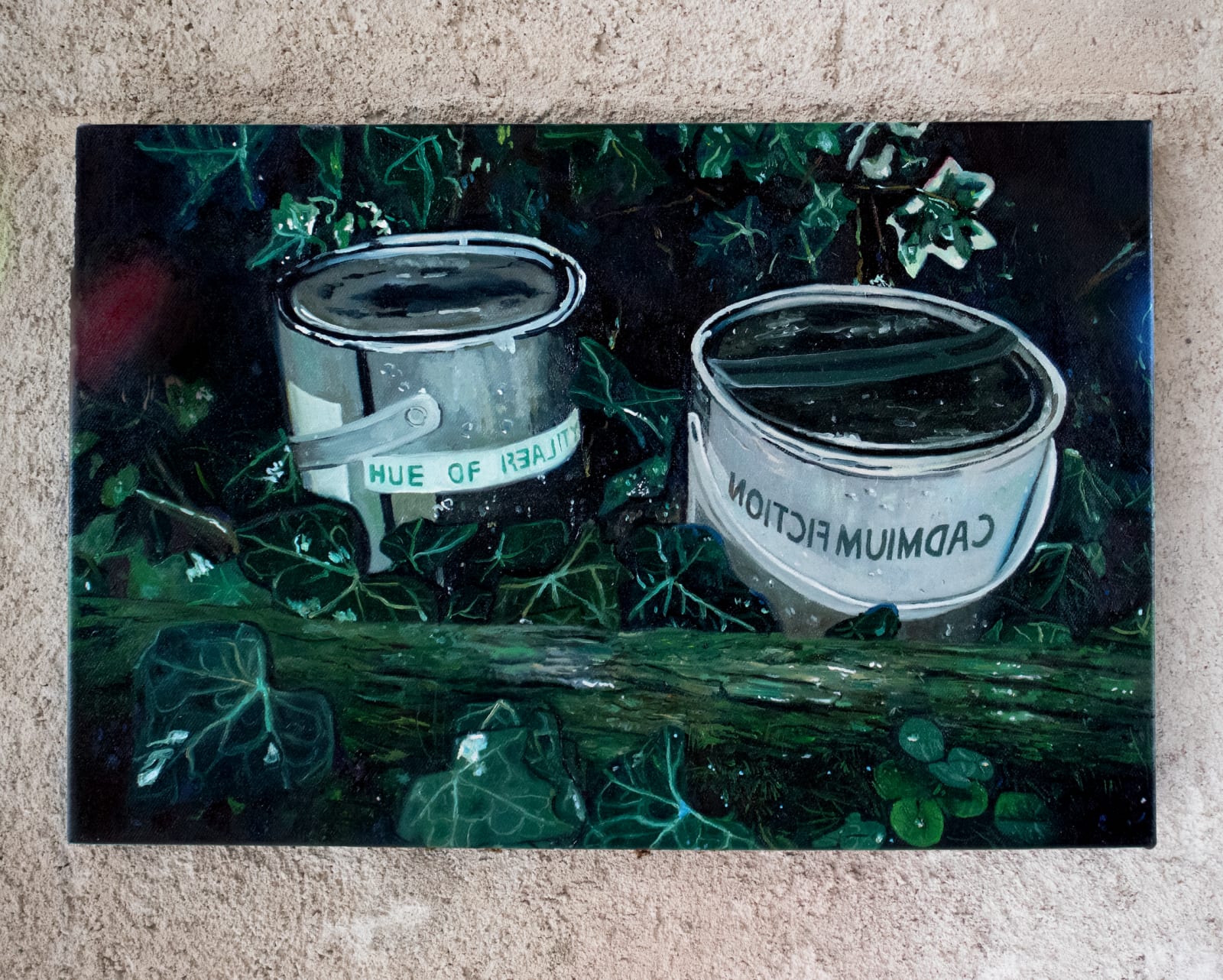 Will Maddrell, Hue of Reality, and Cadmium Fiction (Buckets of Water/Paint), 2024
