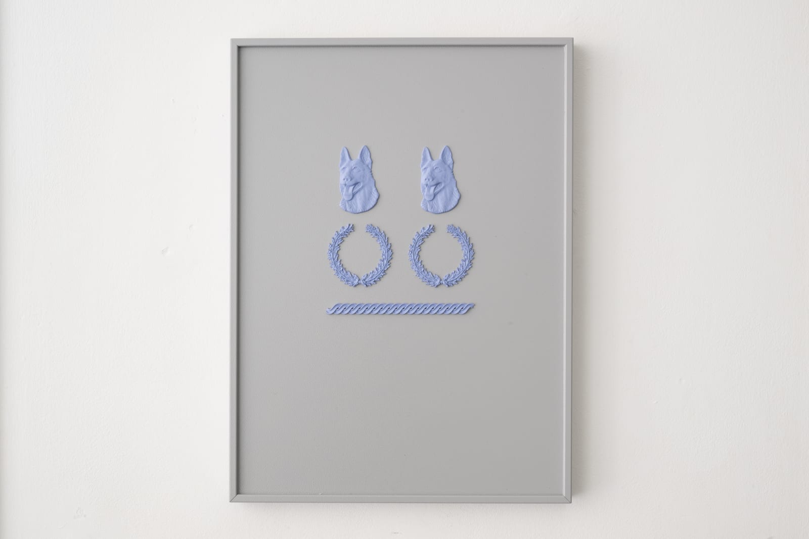 Victor Seaward, Object Painting (German Shepards), 2022