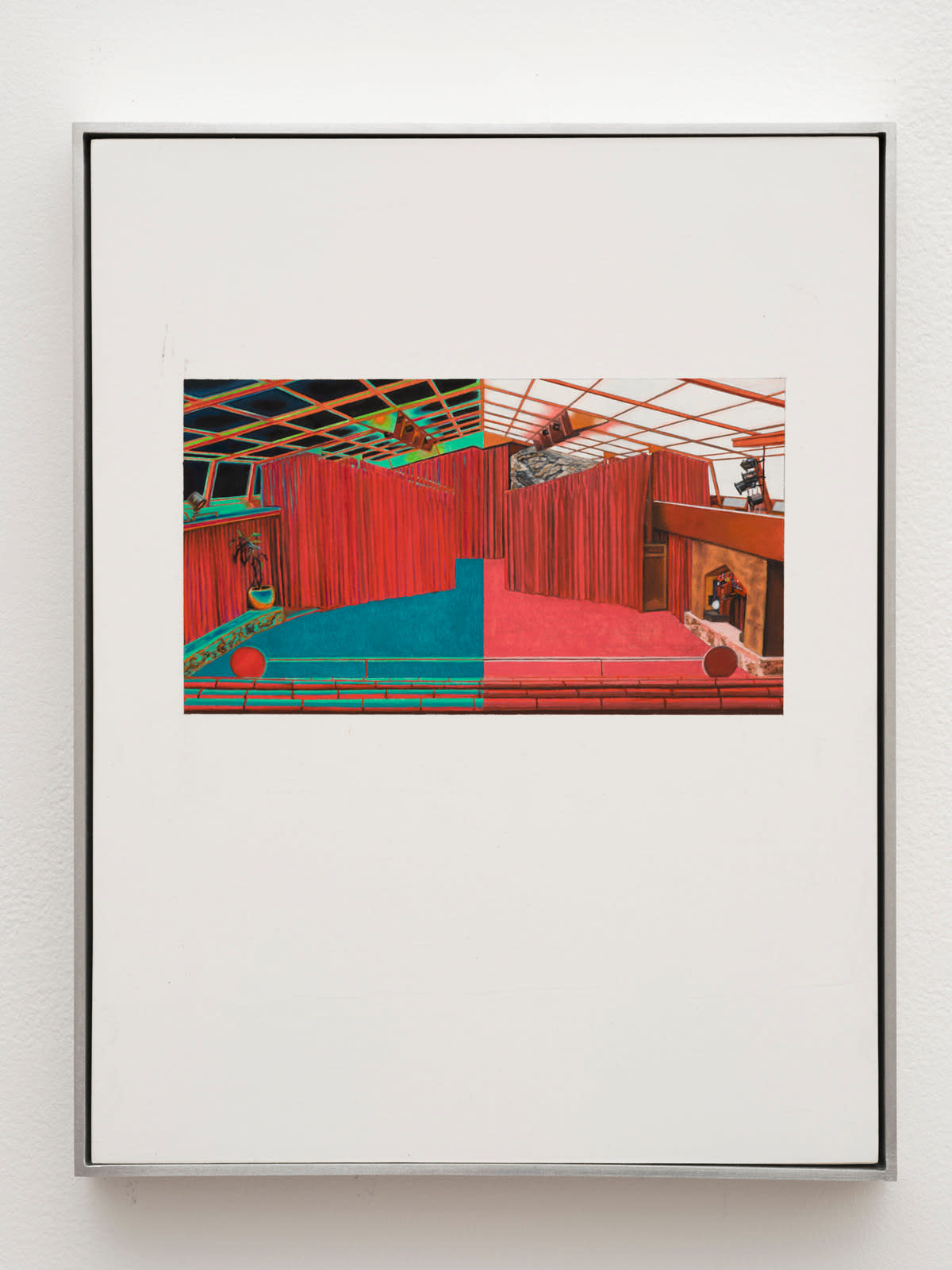 Compartmentalization Painting 2 (Pavilion), 2023