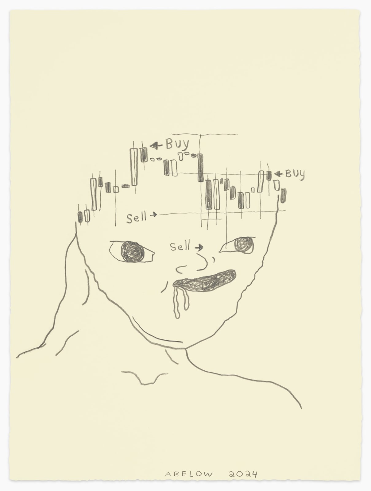 Joshua Abelow, Meme Drawing, 2024