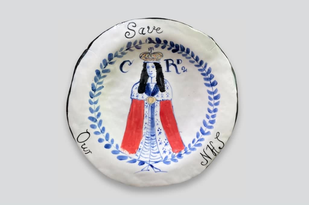 Joseph Dupré, Save Our NHS - Porcelain Protest Piece, 2023