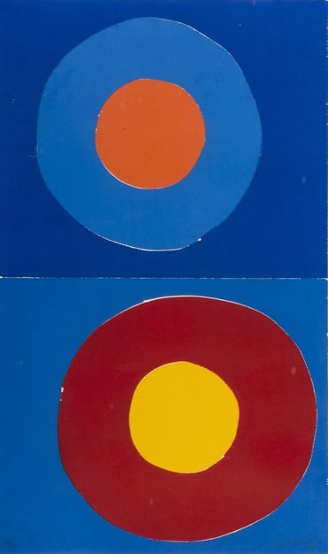 Terry Frost, Two Loves for Tredavoe, 1999