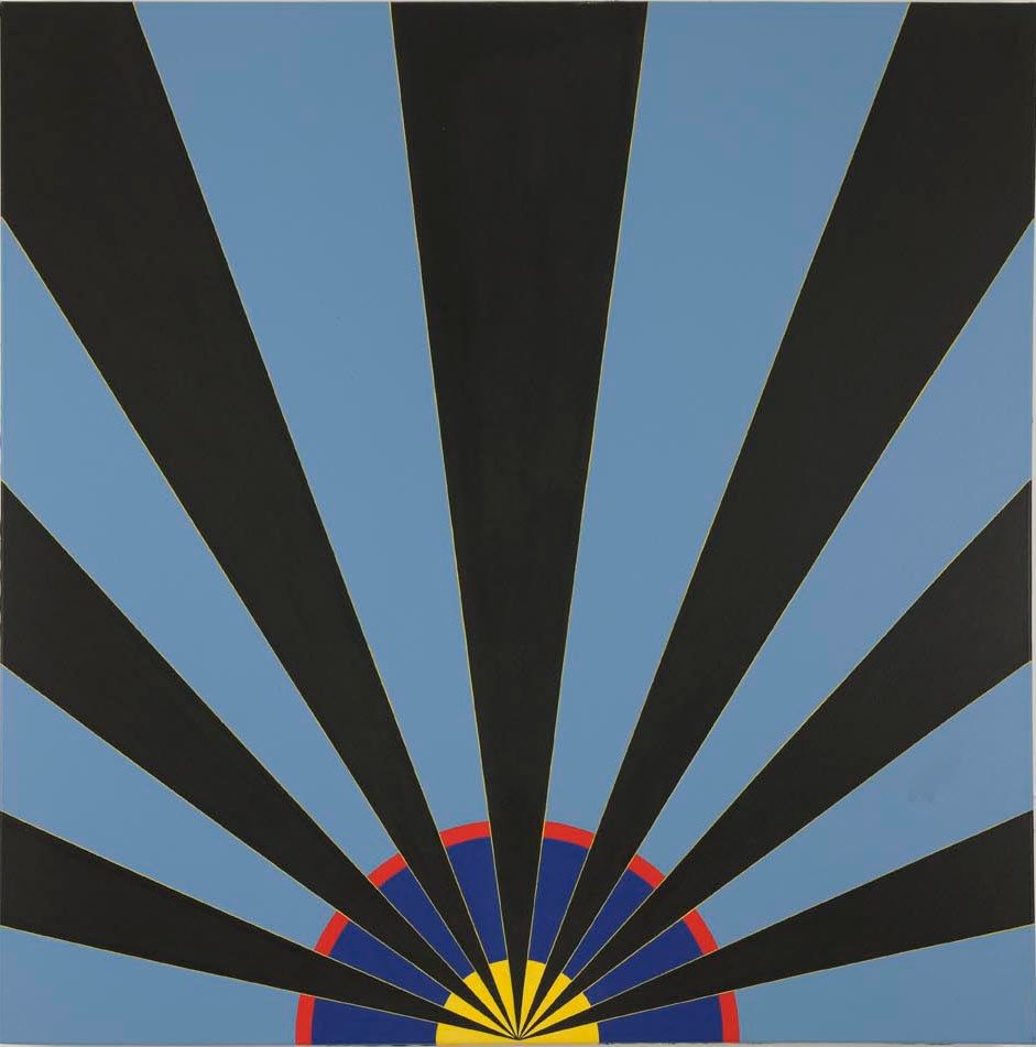 Brian Rice, Blue Black Sunrise, 1967