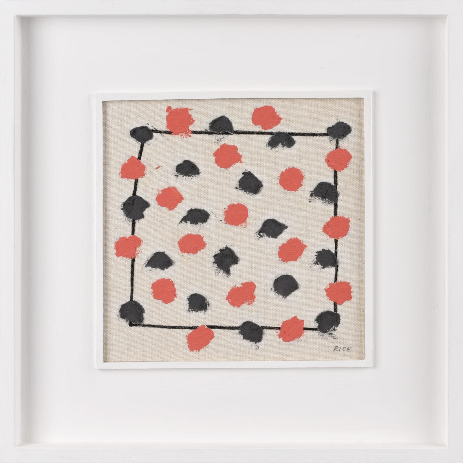 Brian Rice, Salmon Pink and Black, 2008