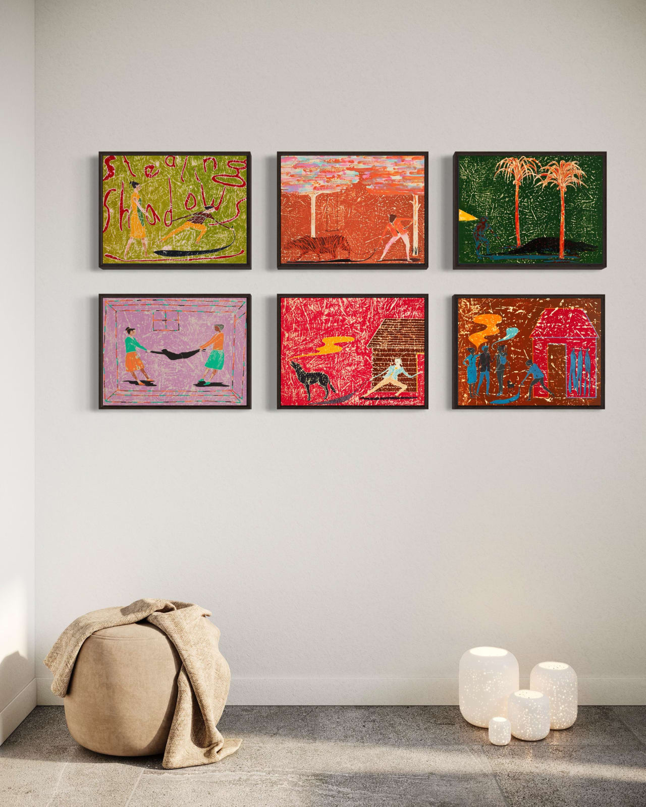 Stephen Chambers, Stealing Shadows Series (Shadow House), 2018