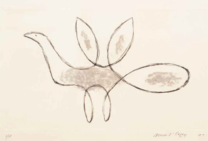 Breon O'Casey, Bird with Grey I, 2009