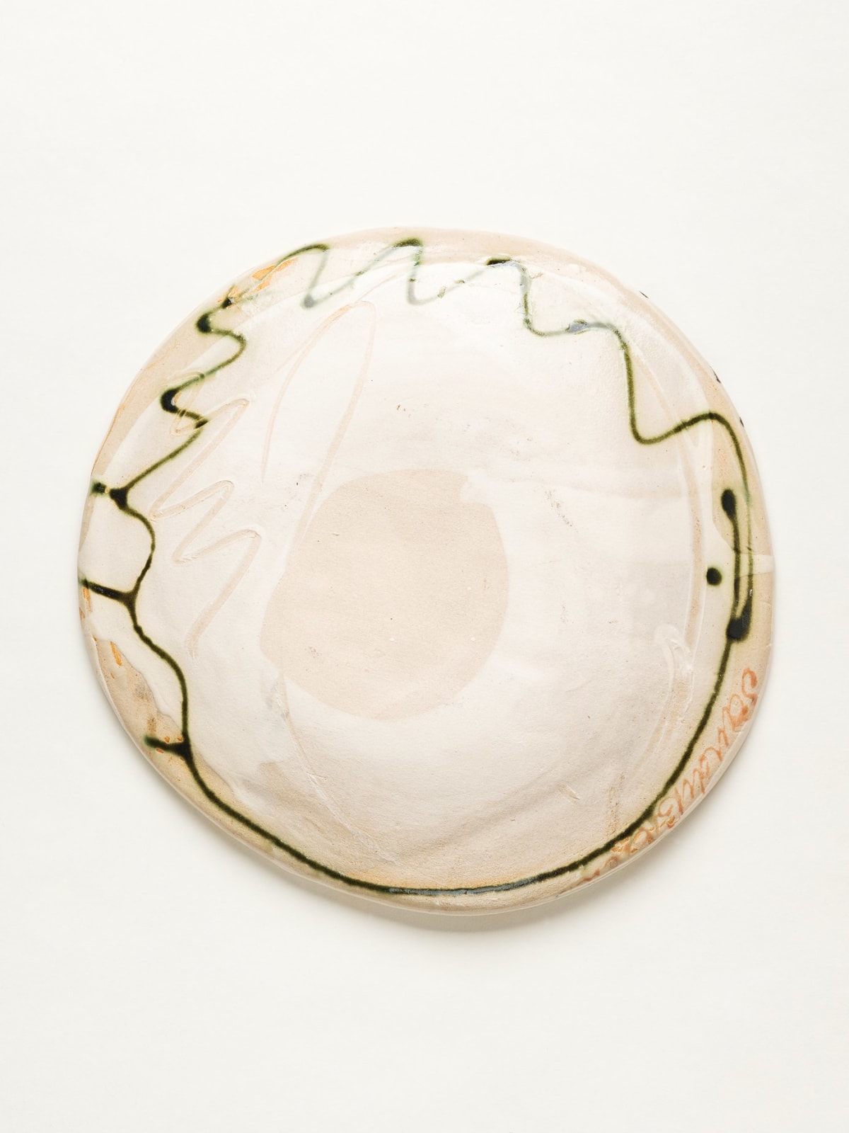 Sandy Brown, Untitled Plate, 2022