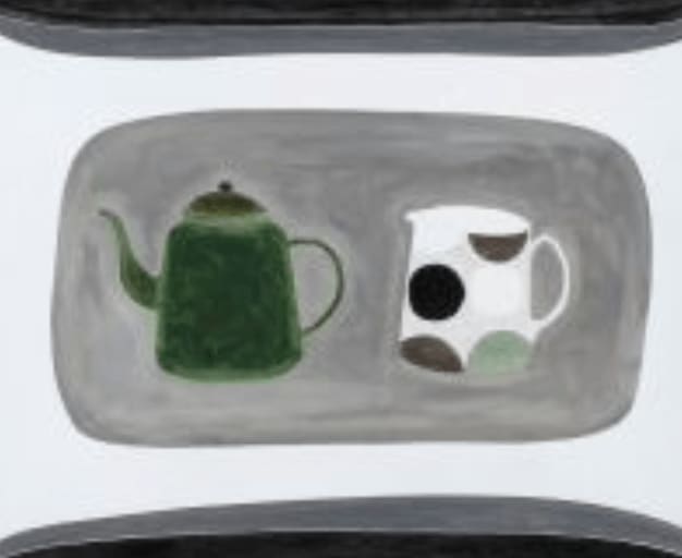 Rachel Nicholson, Green Teapot with Julia's Jug, 2005/6
