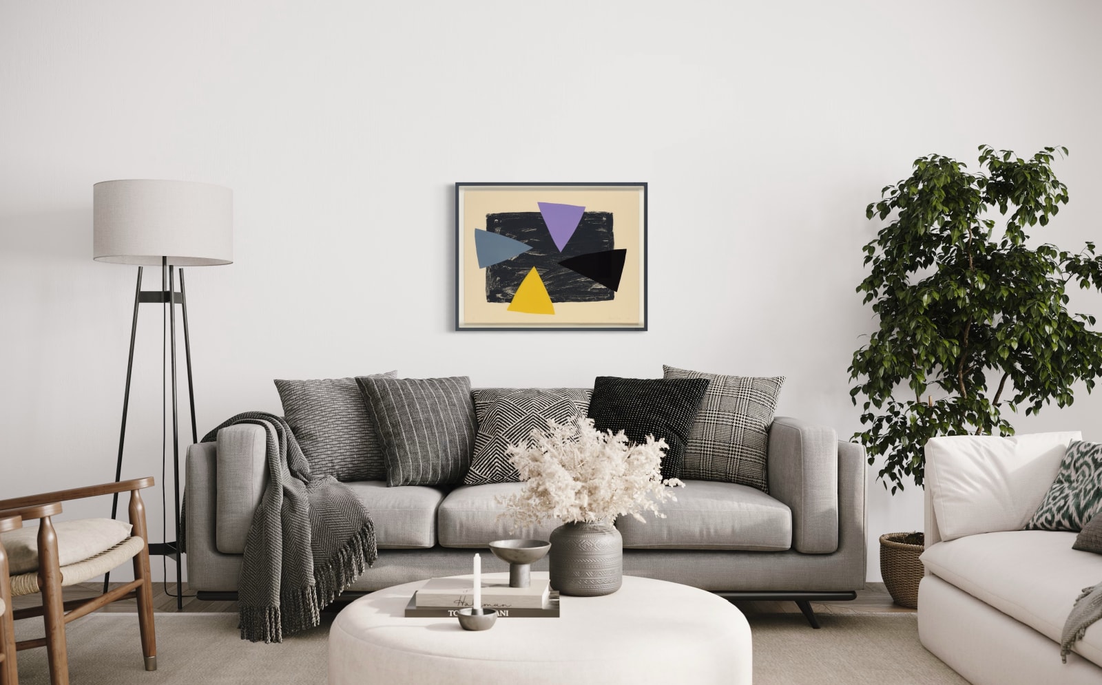 Breon O'Casey, Triangles into Square II, 2001