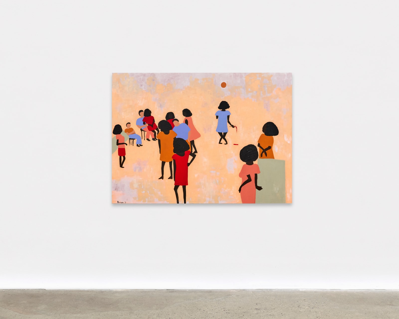 Cassi Namoda, Alas, a beautiful Maria lost in a vision, 2021