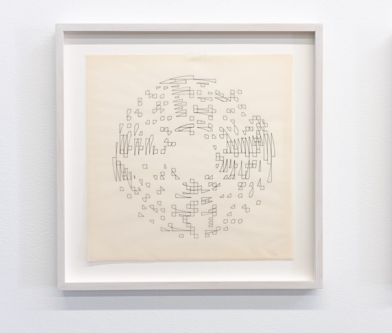 Channa Horwitz, Round in Three Parts, 1977