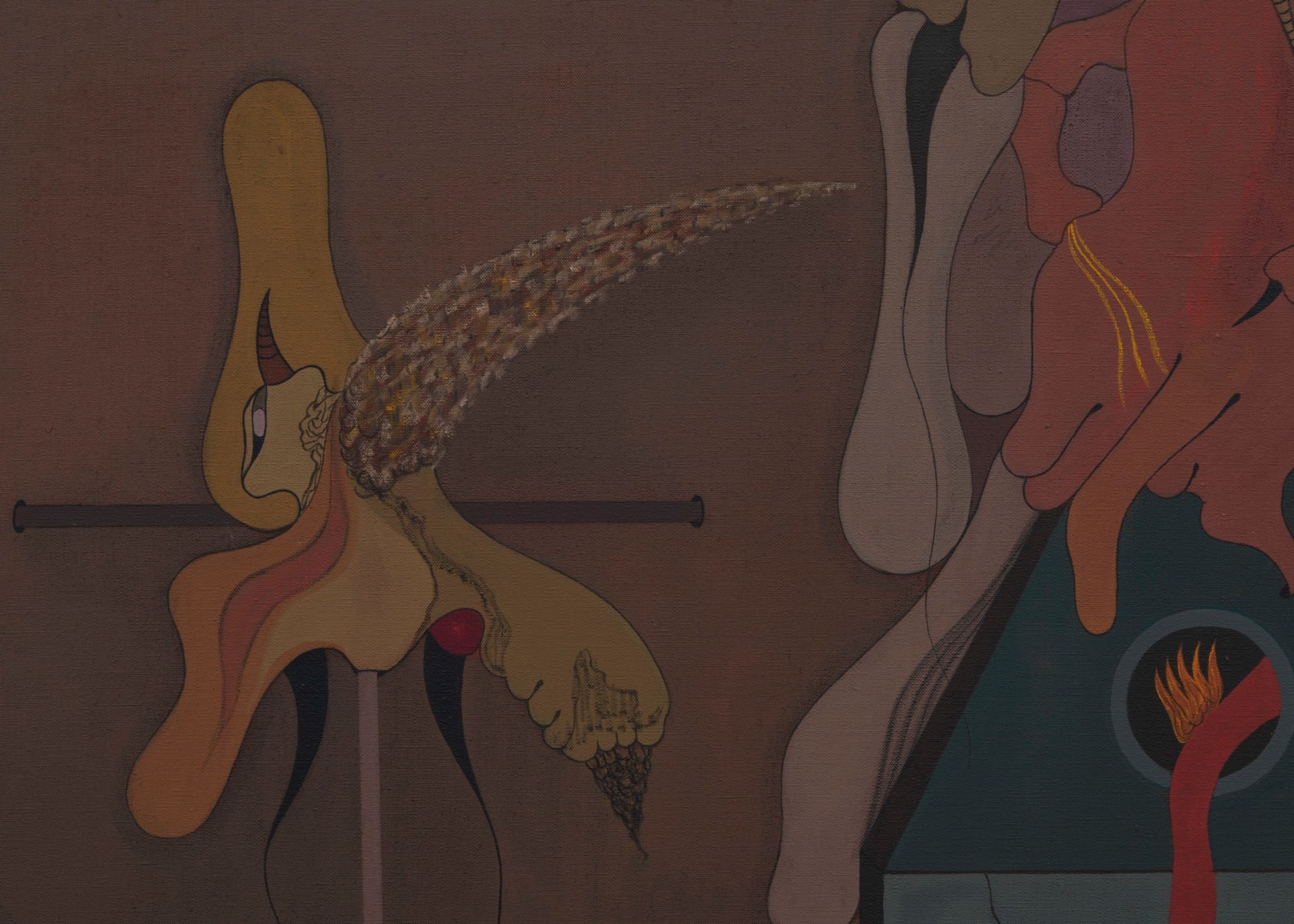 Jorge Camacho, La nef du fou, 1973